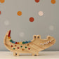 Little Lights-LL052-000-Crocodile Lamp-Caribbean Wood-Original-Rela-X JP