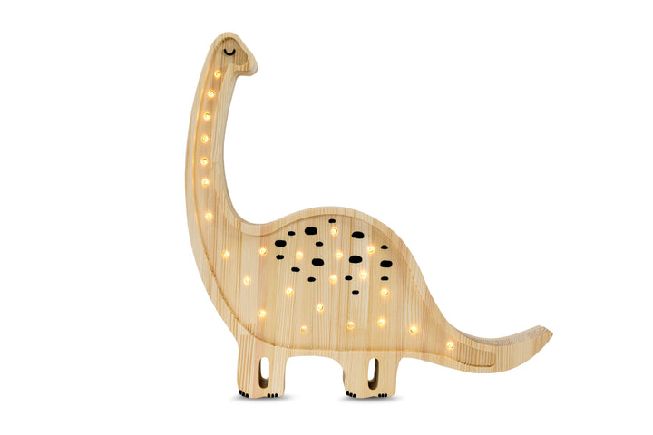 Little Lights-LL014-000-Dino Diplodocus Lamp-Jurassic Wood-Original-Rela-X JP