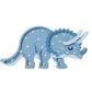 Little Lights-LL049-360-Dino Triceratops Lamp-Jurassic Navy-Original-Rela-X JP