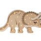 Little Lights-LL049-360-Dino Triceratops Lamp-Jurassic Navy-Original-Rela-X JP