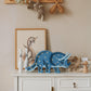 Little Lights-LL049-360-Dino Triceratops Lamp-Jurassic Navy-Original-Rela-X JP