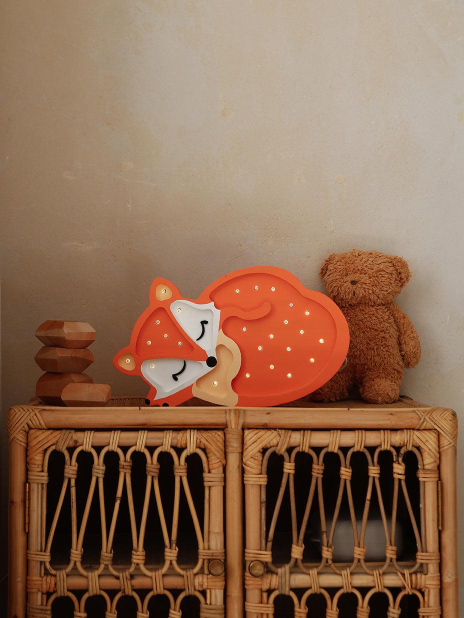 Little Lights-LL001-316-Fox Lamp-Wild Orange-Original-Rela-X JP