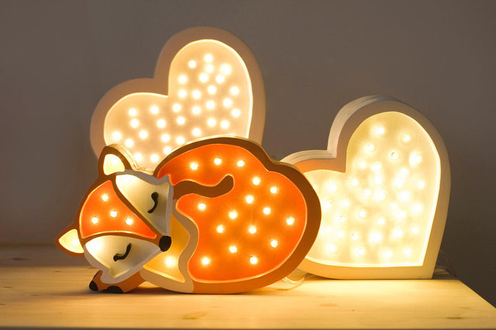 Little Lights-LL001-316-Fox Lamp-Wild Orange-Original-Rela-X JP