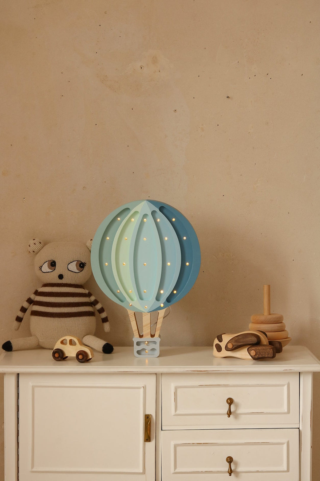 Little Lights-LL027-306-Hot Air Baloon Lamp-Circus Joy-Original-Rela-X JP