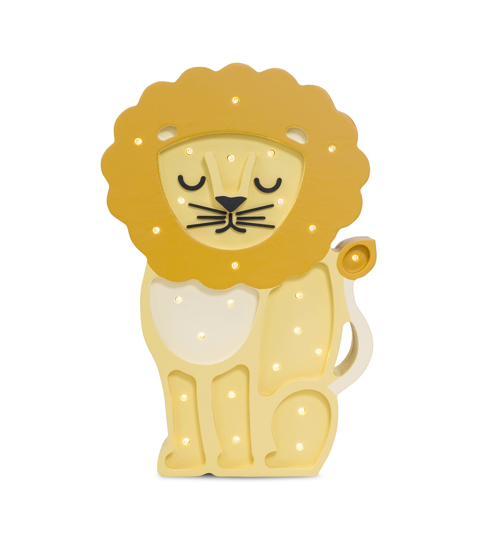 Little Lights-LL044-308-Lion Lamp-African Yellow-Original-Rela-X JP