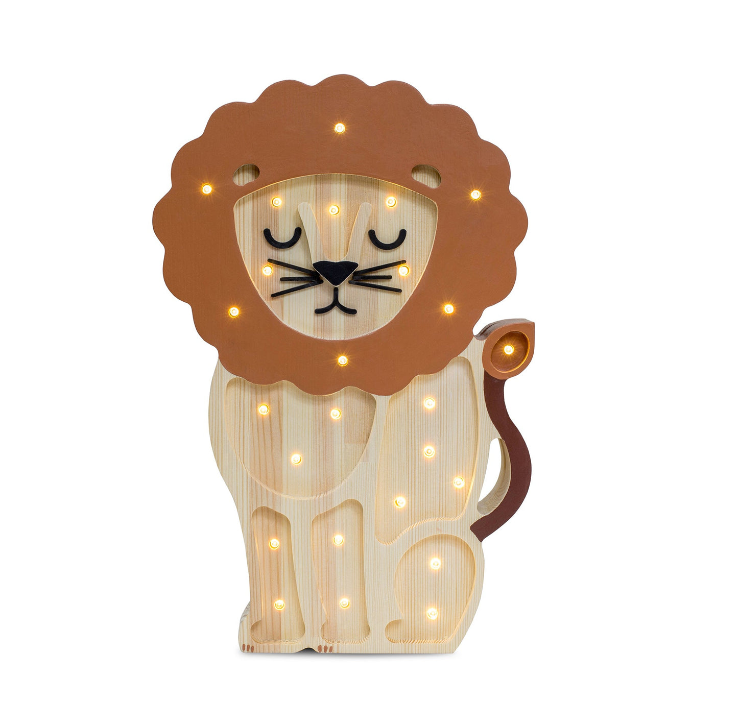 Little Lights-LL044-308-Lion Lamp-African Yellow-Original-Rela-X JP