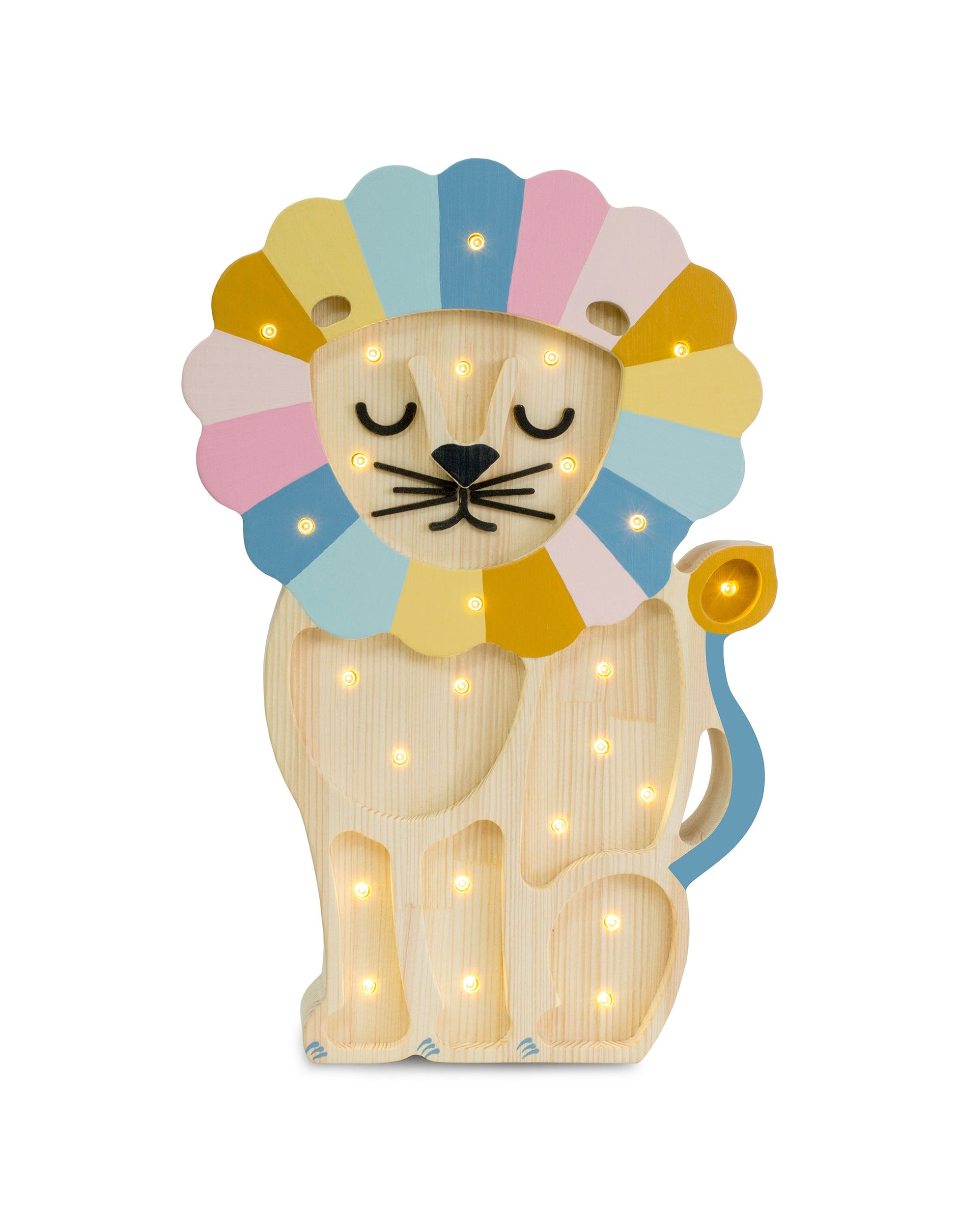 Little Lights-LL044-308-Lion Lamp-African Yellow-Original-Rela-X JP