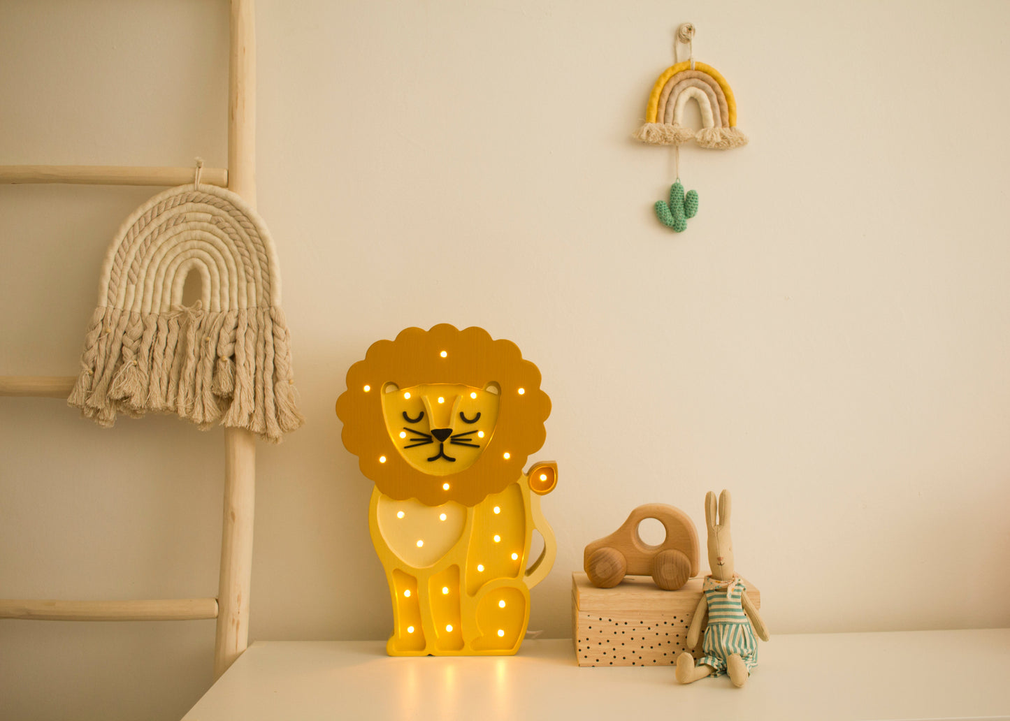 Little Lights-LL044-308-Lion Lamp-African Yellow-Original-Rela-X JP