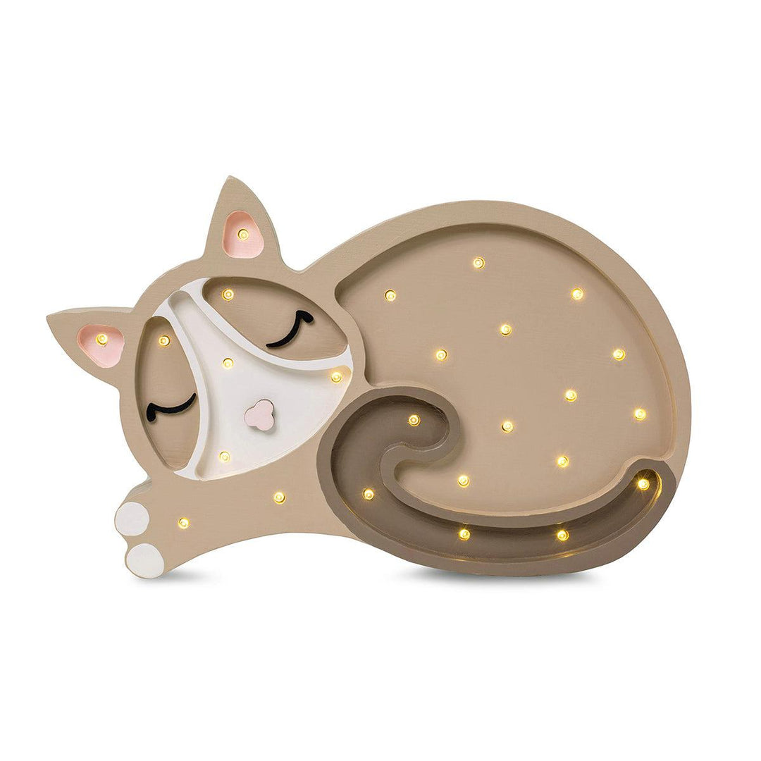 Little Lights-LL003-467-Cat Lamp-Cappuccino-Original-Rela-X JP