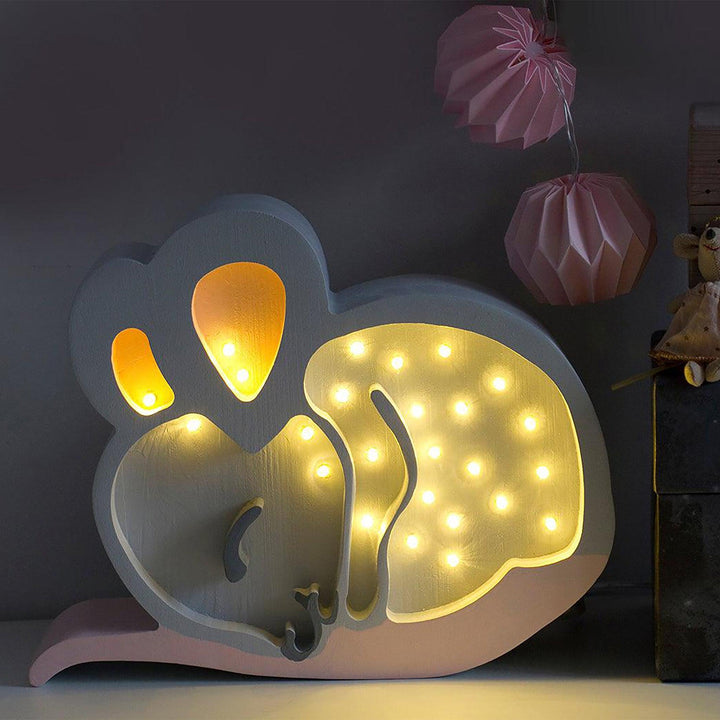 Little Lights-LL004-500-Mouse Lamp-Light Gray-Original-Rela-X JP