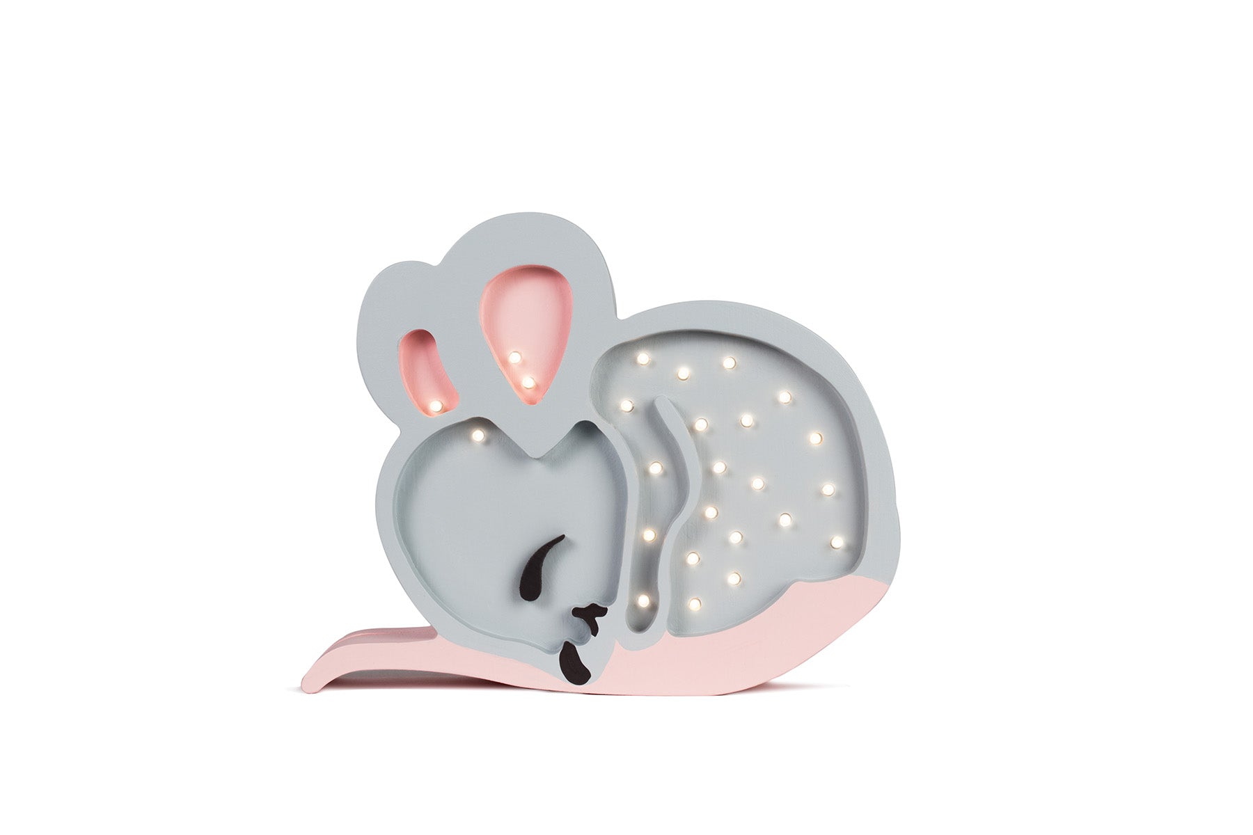 Little Lights-LL004-500-Mouse Lamp-Light Gray-Original-Rela-X JP