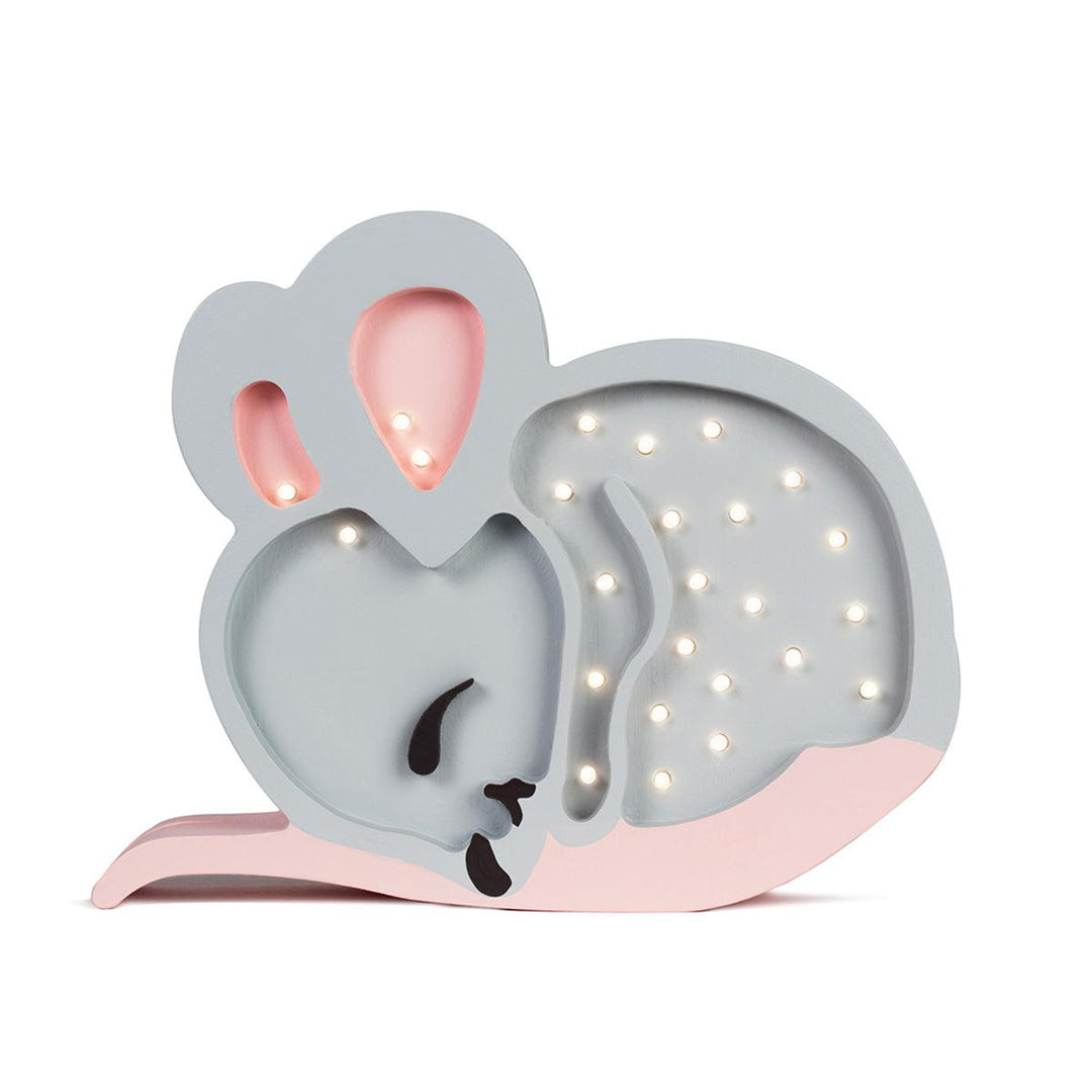 Little Lights-LL004-500-Mouse Lamp-Light Gray-Original-Rela-X JP