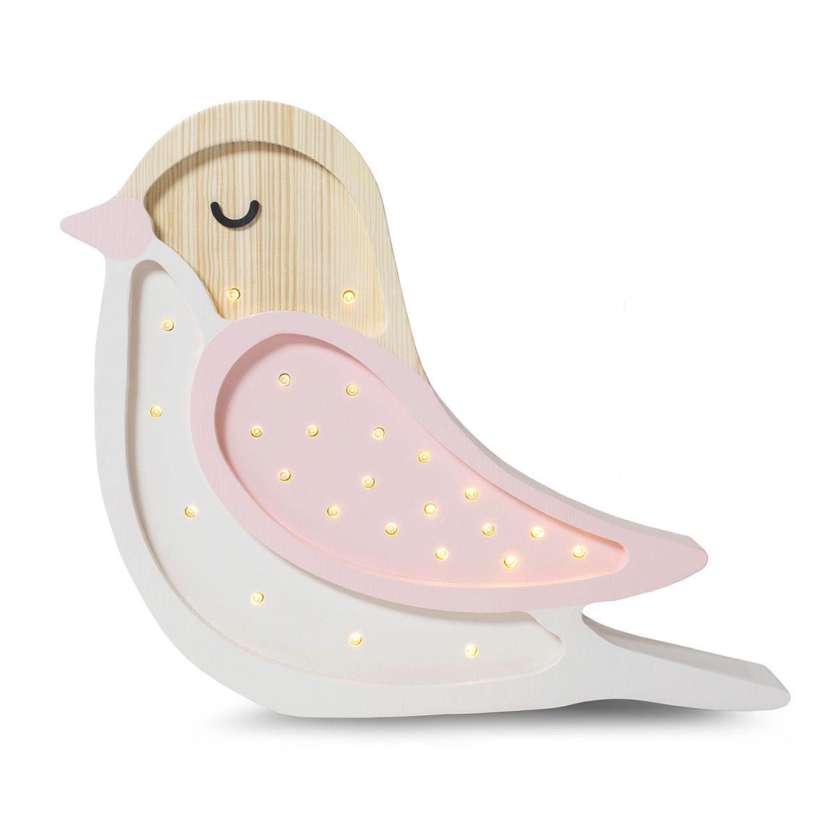 Little Lights-LL007-206-Bird Lamp-Strawberry Cream-Original-Rela-X JP