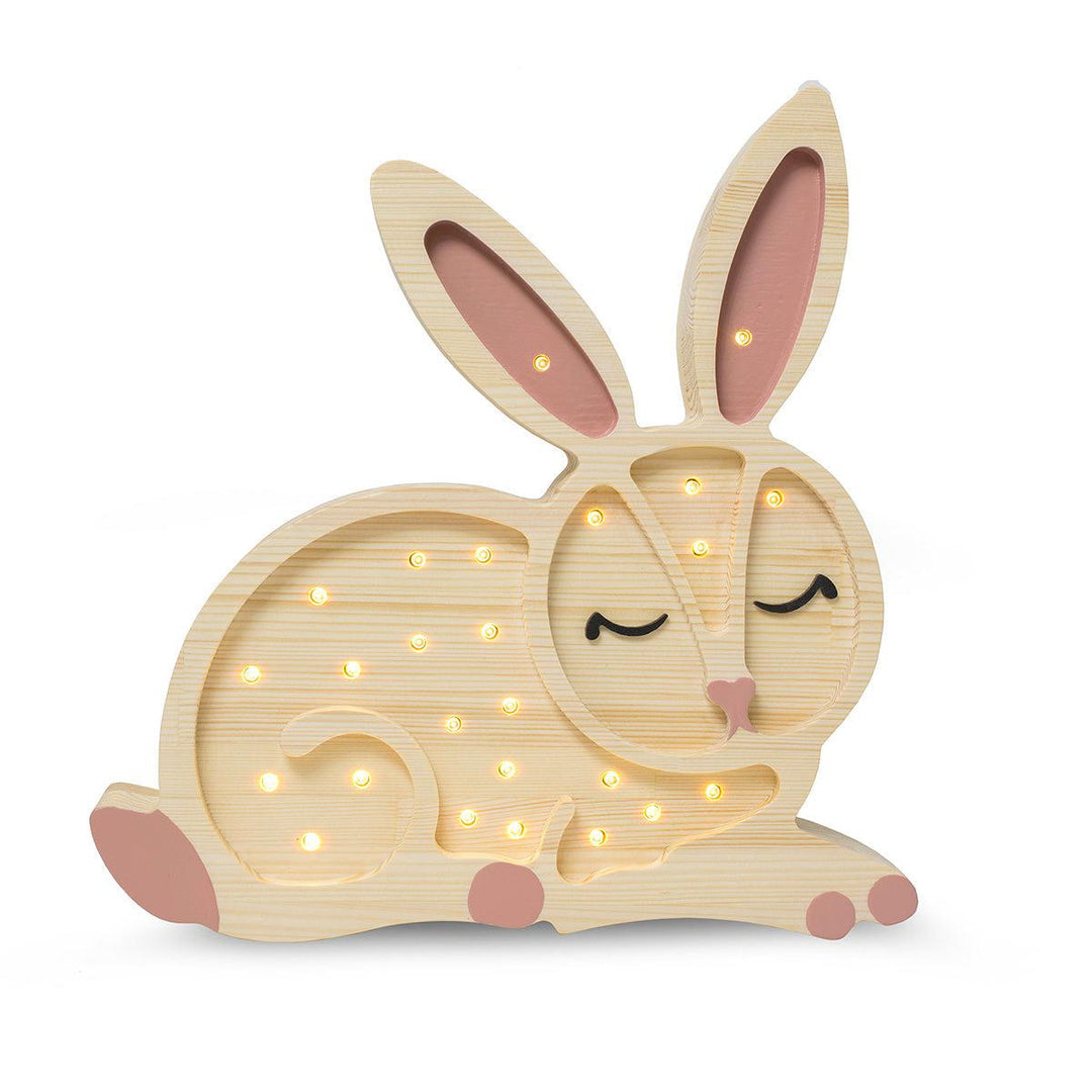 Little Lights-LL008-000-Bunny Lamp-Wood-Original-Rela-X JP