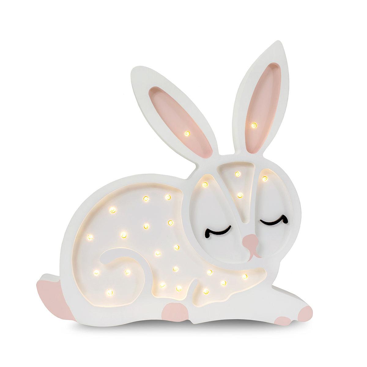 Little Lights-LL008-001-Bunny Lamp-Snow White-Original-Rela-X JP