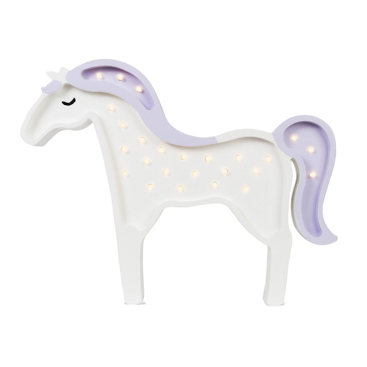 Little Lights-LL009-343-Horse Lamp-Light Purple-Original-Rela-X JP