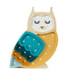 Little Lights-LL013-398-000-Owl Lamp-Mustard/Wood-Original-Rela-X JP