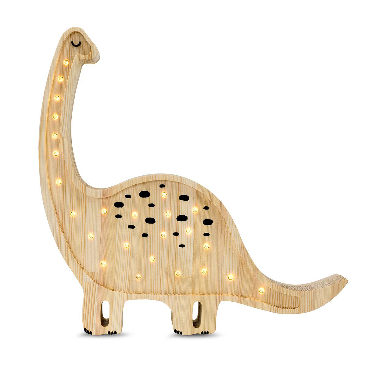 Little Lights-LL014-000-Dino Diplodocus Lamp-Jurassic Wood-Original-Rela-X JP