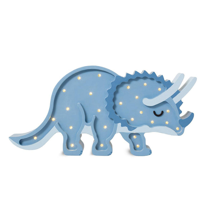 Little Lights-LL049-360-Dino Triceratops Lamp-Jurassic Navy-Original-Rela-X JP