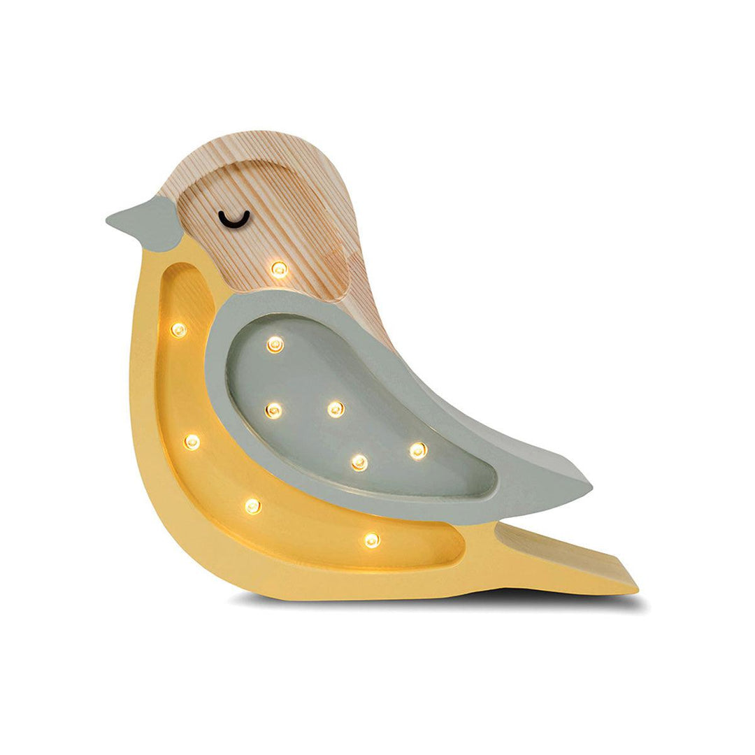 Little Lights-LL054-398-Bird Lamp-Khaki / Light Mustard-Mini-Rela-X JP