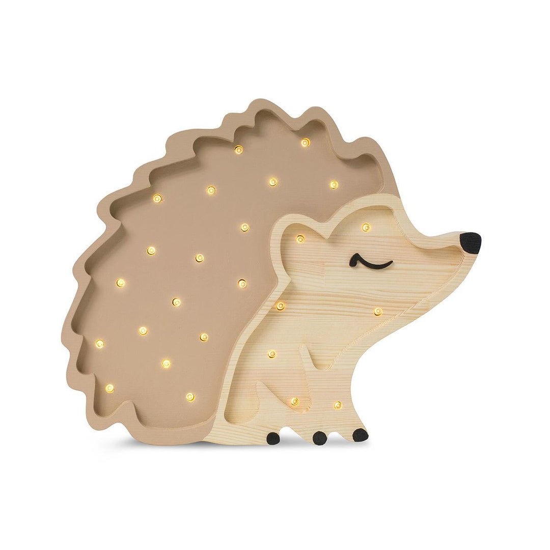 Little Lights-LL055-467-Hedgehog Lamp-Autumn Brown-Original-Rela-X JP