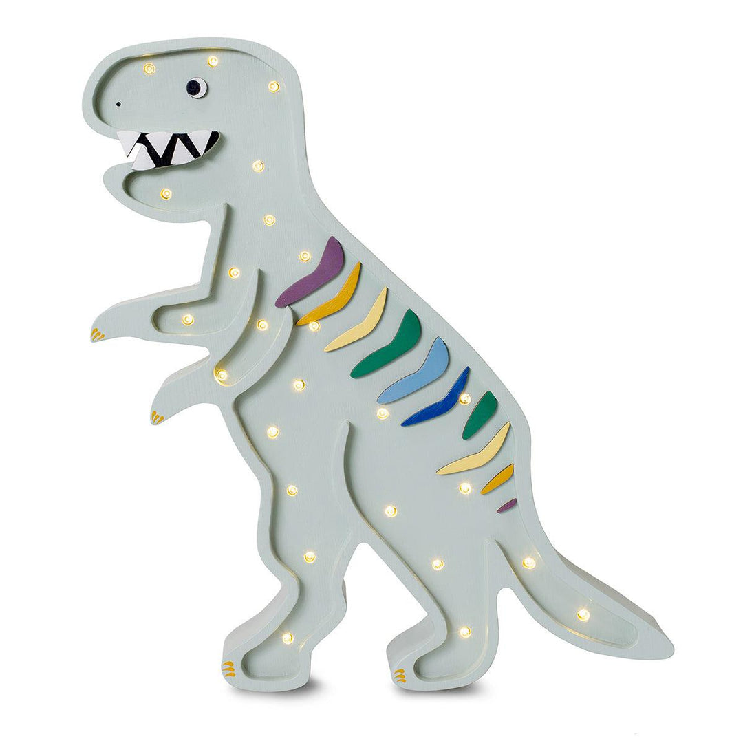 Little Lights-LL057-376-Dino T.Rex Lamp-Khaki Pastel-Original-Rela-X JP