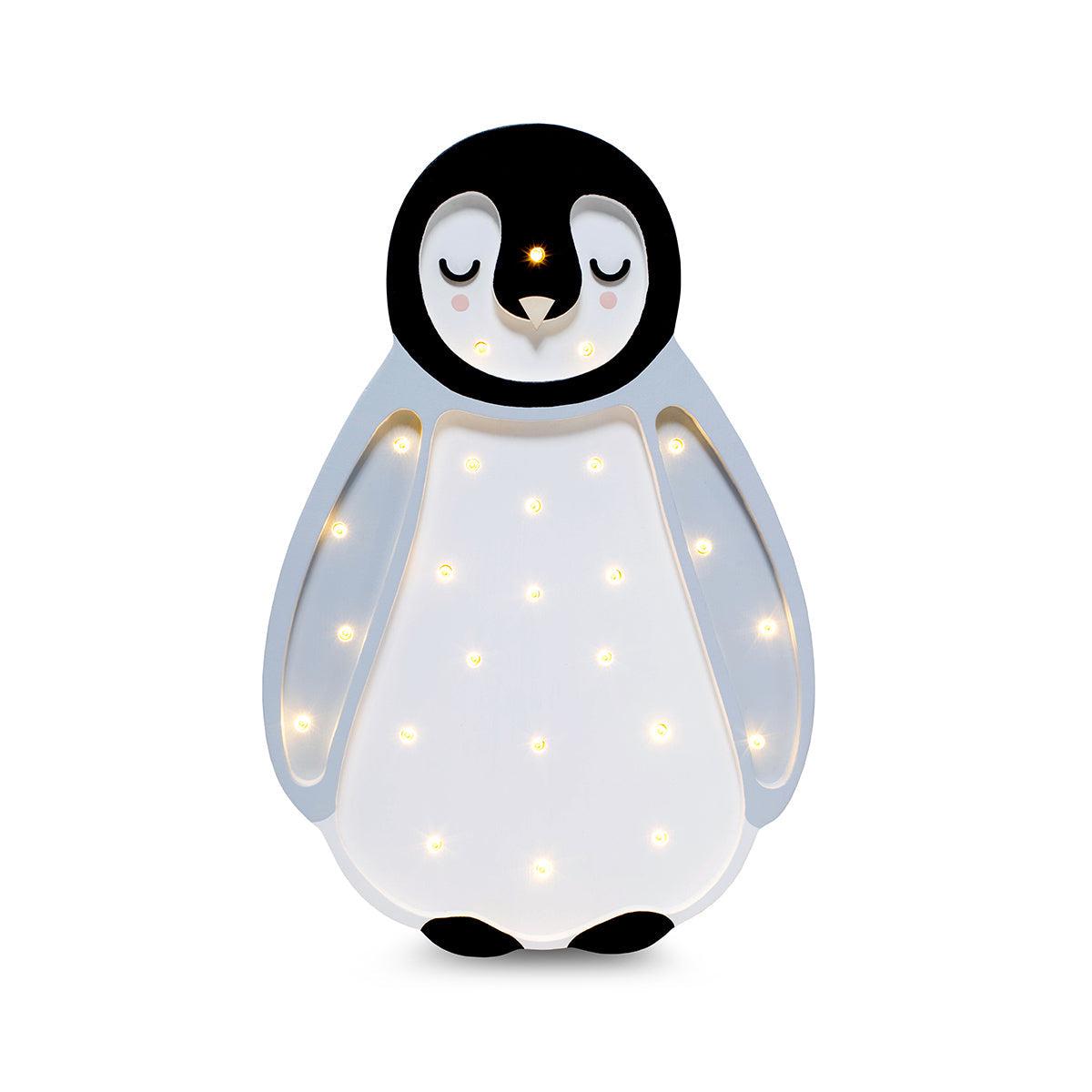 Little Lights-LL060-500-Baby Penguin Lamp-Light Gray-Original-Rela-X JP