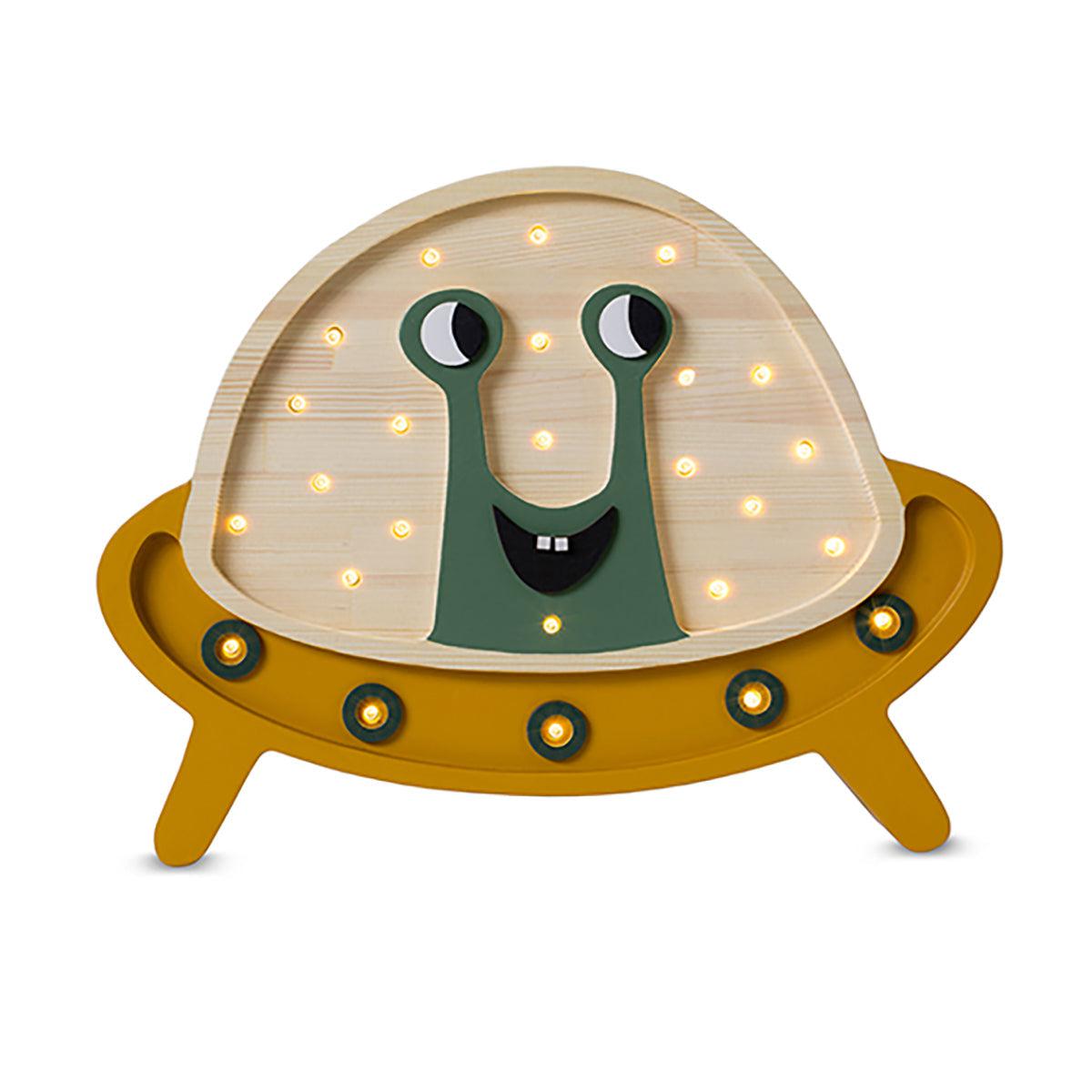 Little Lights-LL063-398-Ufo Lamp-Mustard / Wood-Original-Rela-X JP