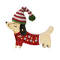 Little Lights-LL068-325-Puppy Lamp-Santa Helper Christmas Edition-Mini-Rela-X JP