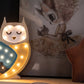 Little Lights-LL013-306-Owl Lamp-Pastel Rainbow-Original-Rela-X JP