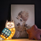 Little Lights-LL013-306-Owl Lamp-Pastel Rainbow-Original-Rela-X JP