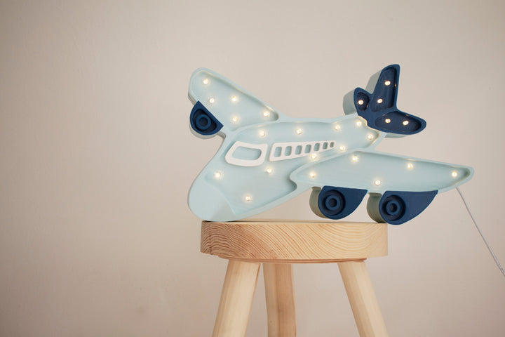 Little Lights-LL033-364-Plane Lamp-Light Blue-Original-Rela-X JP