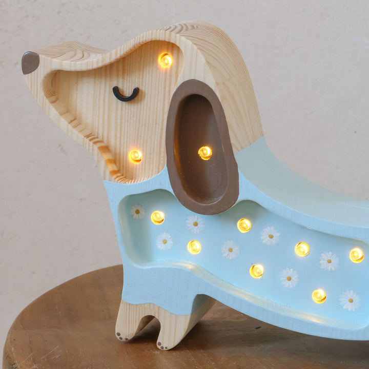 Little Lights-LL065-206-Puppy Lamp-Strawberry Cream-Original-Rela-X JP