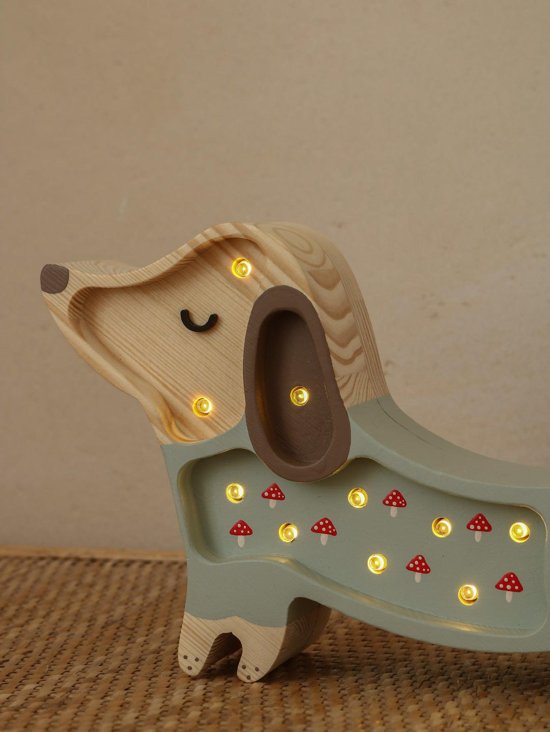 Little Lights-LL065-206-Puppy Lamp-Strawberry Cream-Original-Rela-X JP