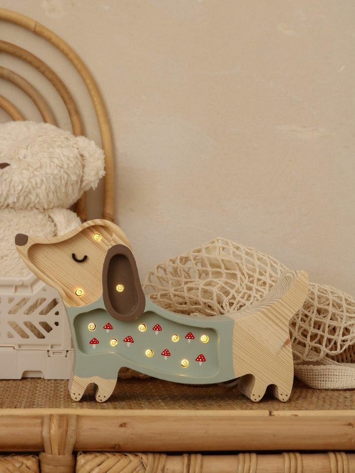 Little Lights-LL065-206-Puppy Lamp-Strawberry Cream-Original-Rela-X JP