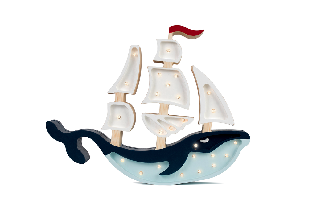 Little Lights-LL029-360-Ship Lamp-Navy-Original-Rela-X JP