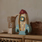 Little Lights-LL032-000-500-Space Rocket Lamp-Gray/Wood-Original-Rela-X JP