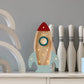 Little Lights-LL032-000-500-Space Rocket Lamp-Gray/Wood-Original-Rela-X JP