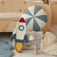 Little Lights-LL032-000-500-Space Rocket Lamp-Gray/Wood-Original-Rela-X JP