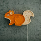 Little Lights-LL061-316-Squirrel Lamp-Ginger Wood-Original-Rela-X JP