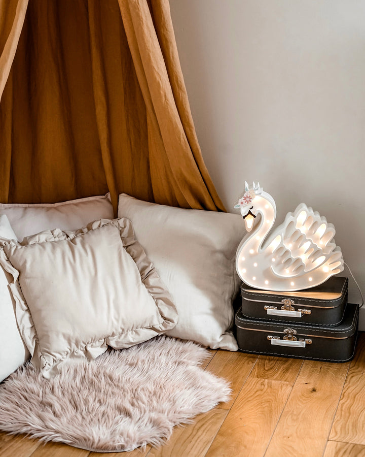 Little Lights-LL050-000-Swan Lamp-Wood-Original-Rela-X JP