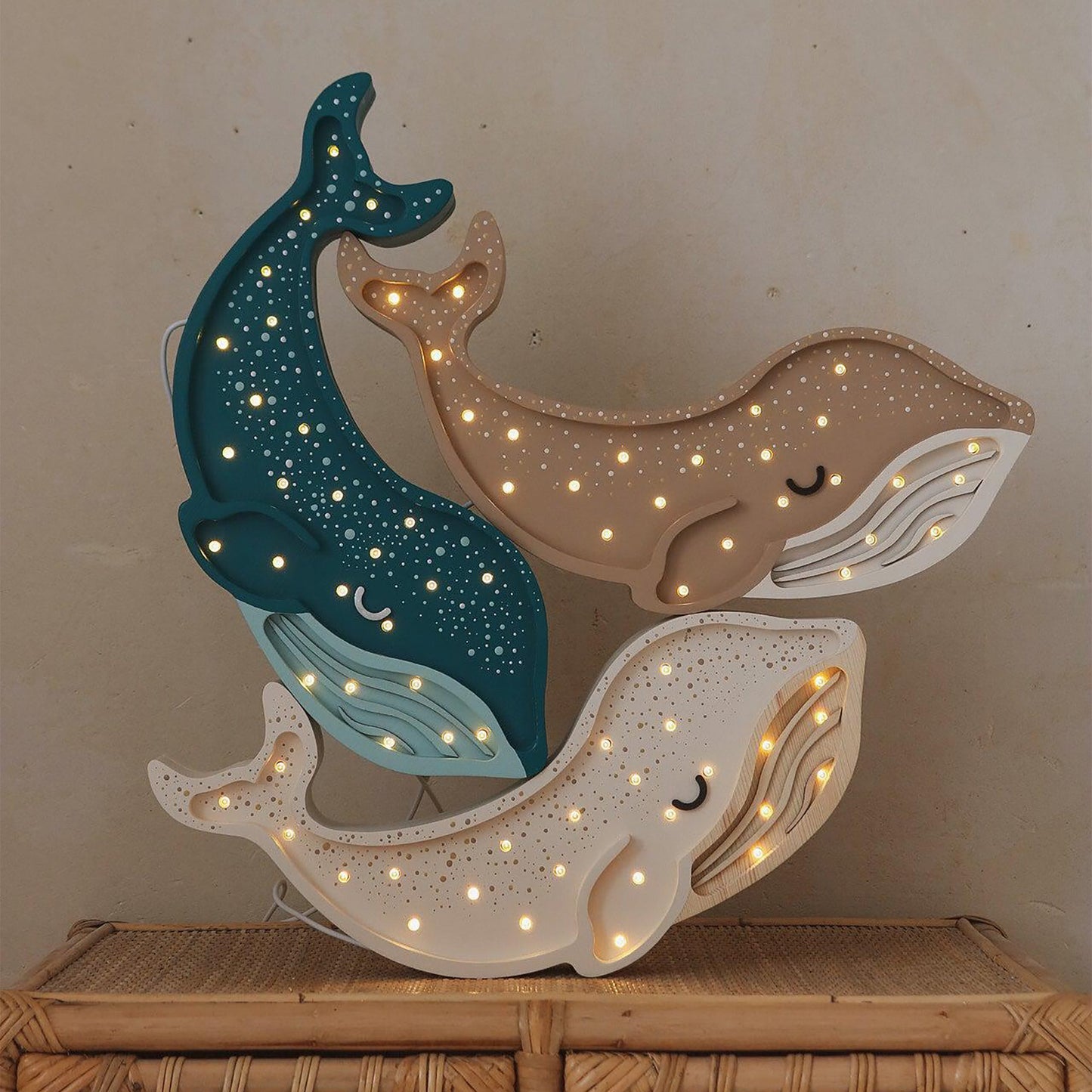 Little Lights-LL062-001-Whale Lamp-Albino White-Original-Rela-X JP