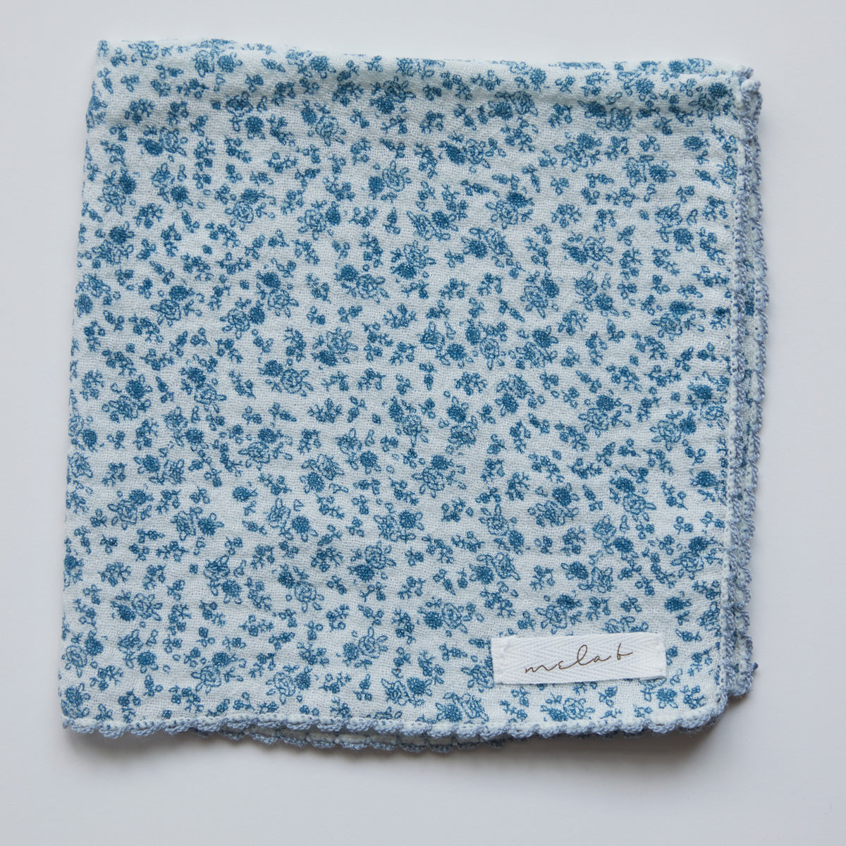 mela-B-Cotton Gauze Handkerchief-Flower Grass-Rela-X JP