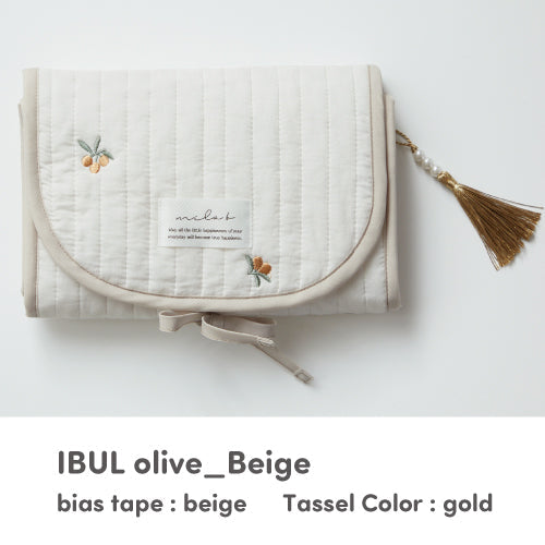 mela-B-Ibul Changing Mat-Star & Moon-White-Rela-X JP