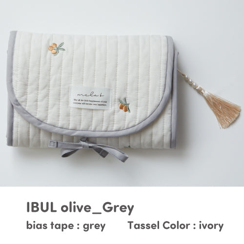 mela-B-Ibul Changing Mat-Star & Moon-White-Rela-X JP