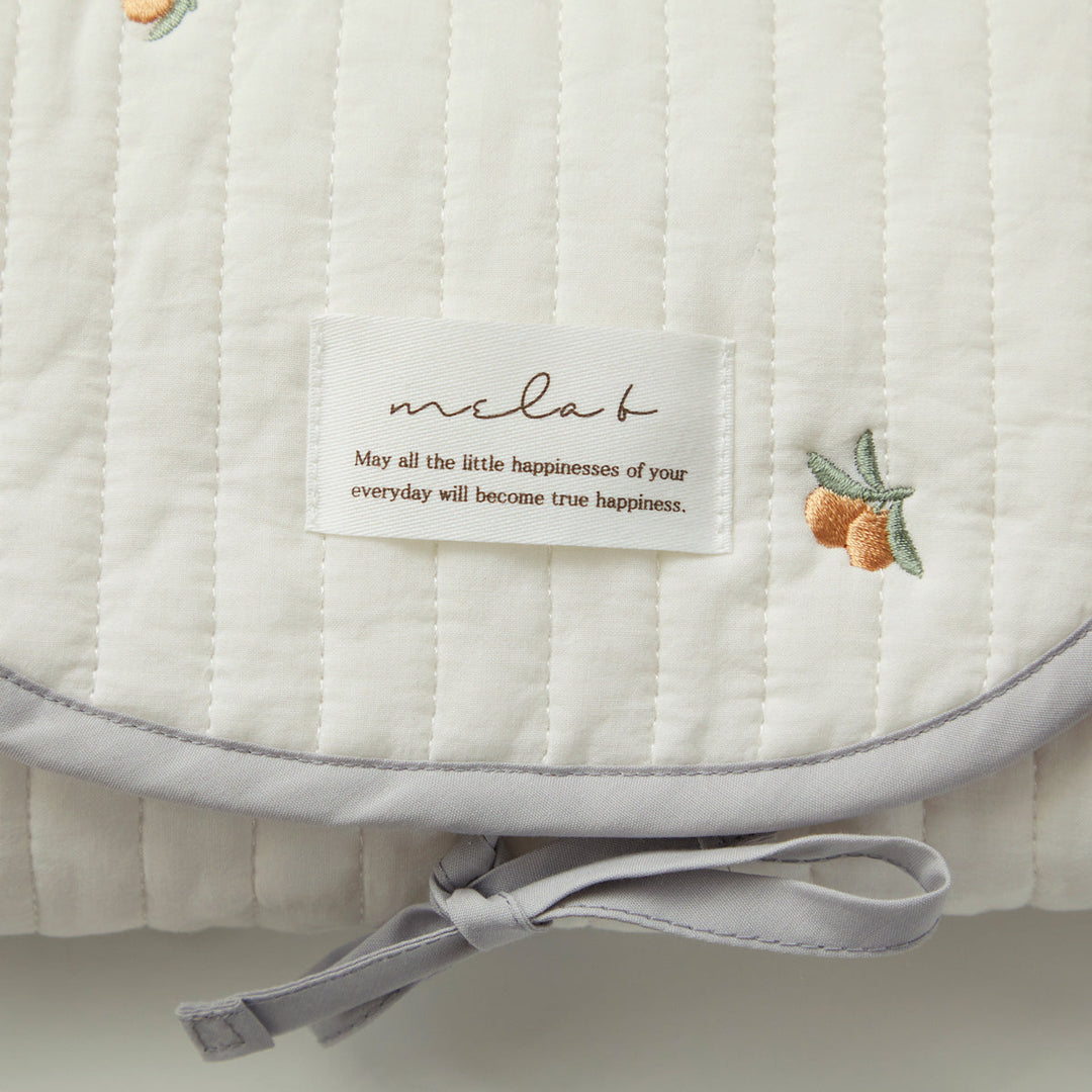 mela-B-Ibul Changing Mat-Star & Moon-White-Rela-X JP