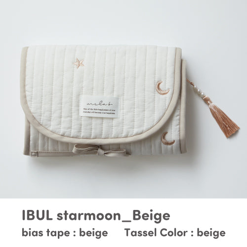 mela-B-Ibul Changing Mat-Star & Moon-White-Rela-X JP