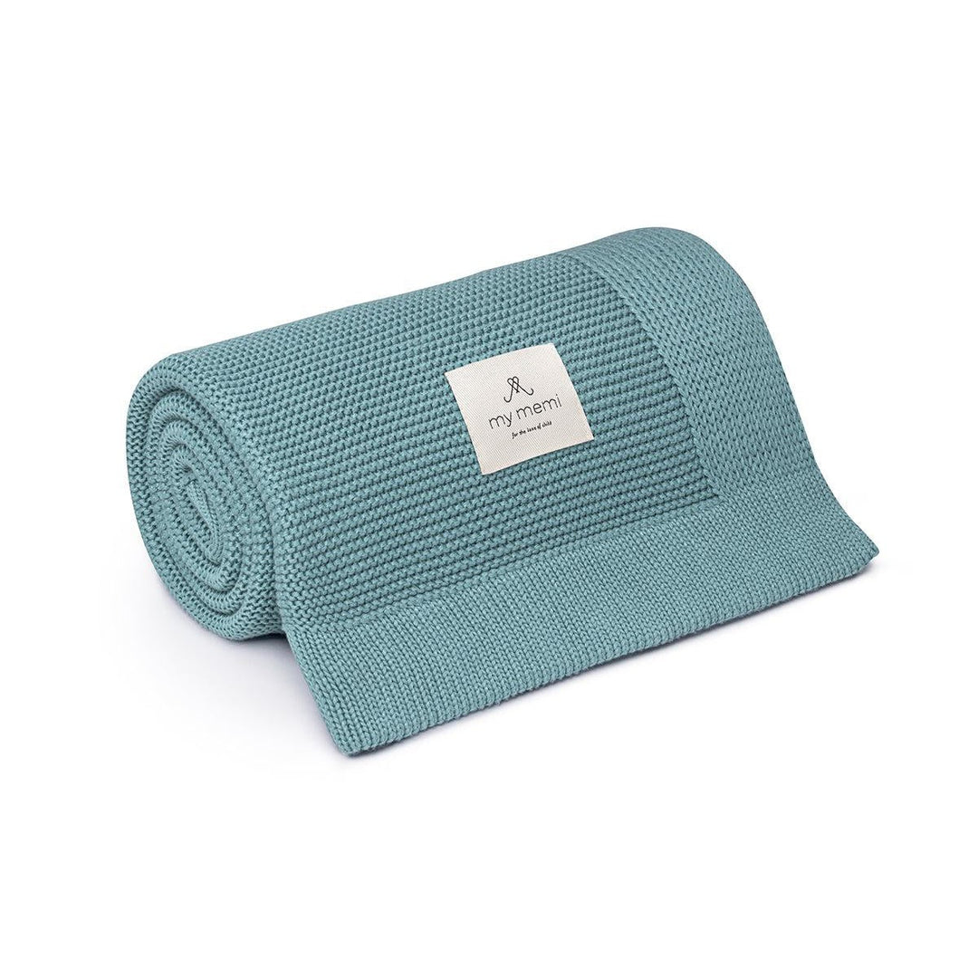 My Memi-049047-Bamboo Blanket 80 X 100-Classic-Teal-Rela-X JP