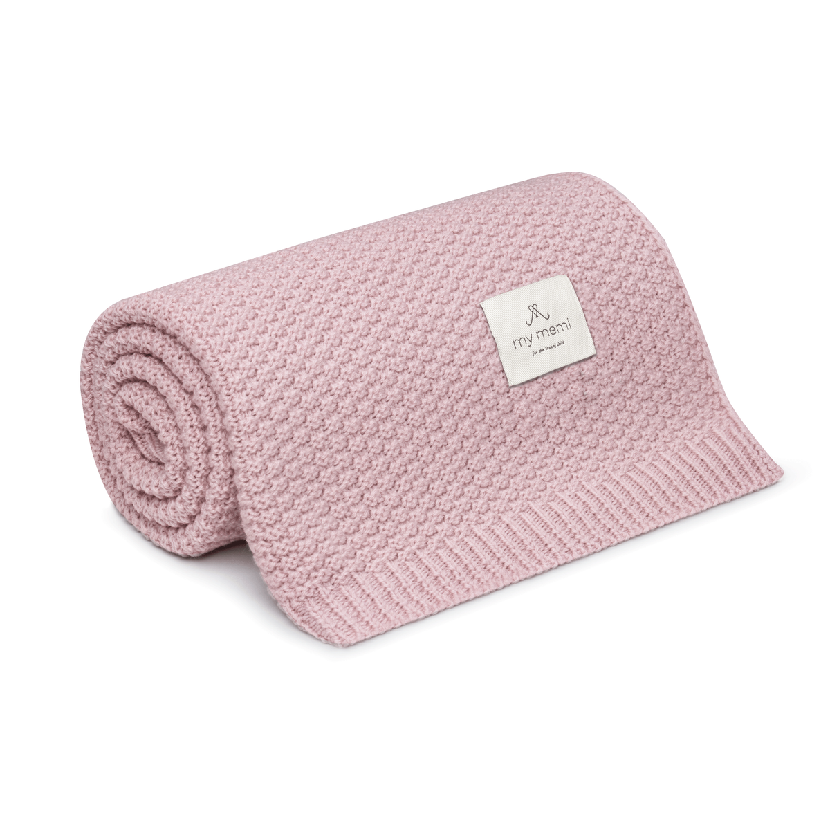 My Memi-049252-100% Natural Merino Wool Blanket-Original-Powder Pink-Rela-X JP