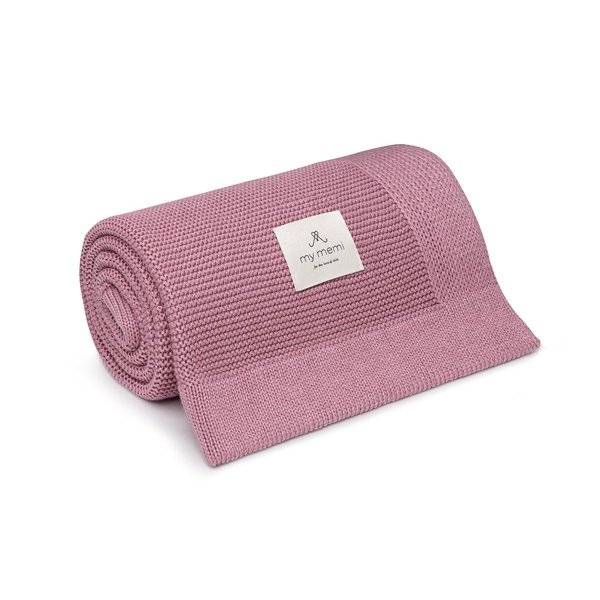 My Memi-049474-Bamboo Blanket 80 X 100-Classic-Vintage Pink-Rela-X JP